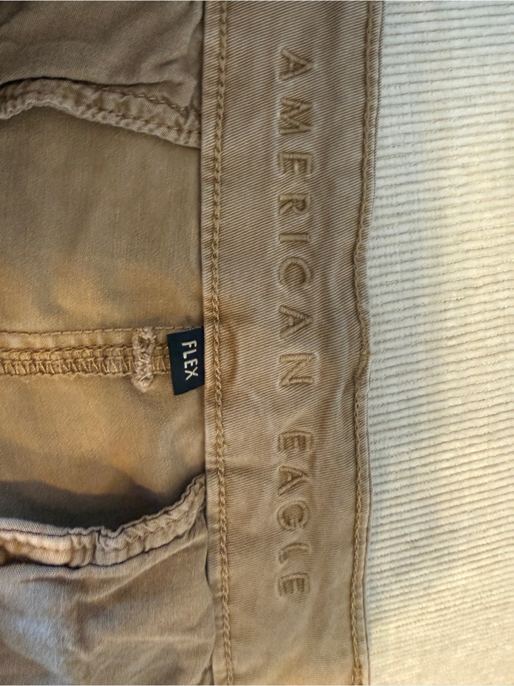 American Eagle Outfitters Men's Khaki Chinos - Tan 32 x 36